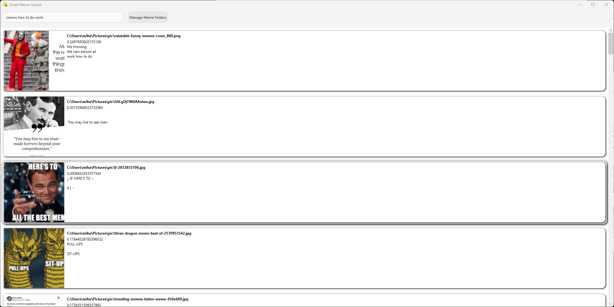 SmartMemeSearch Pro screenshot 2