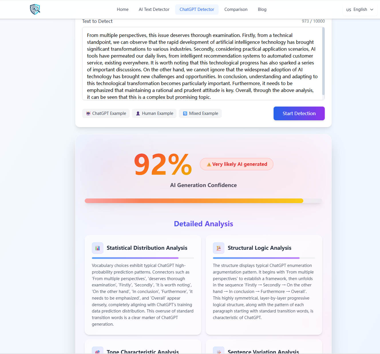 AI Detect Lab screenshot 4