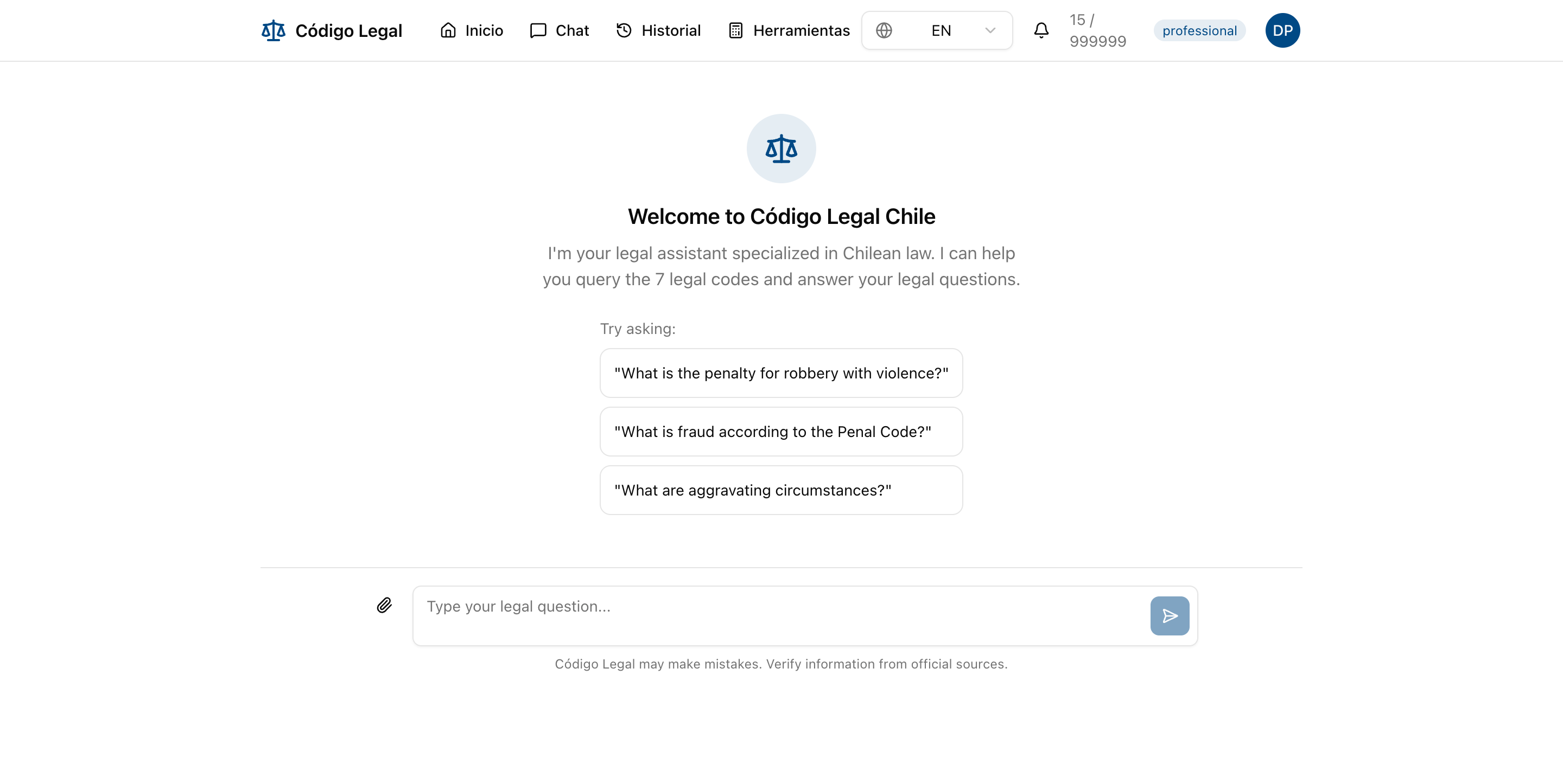 Código Legal Chile screenshot 3