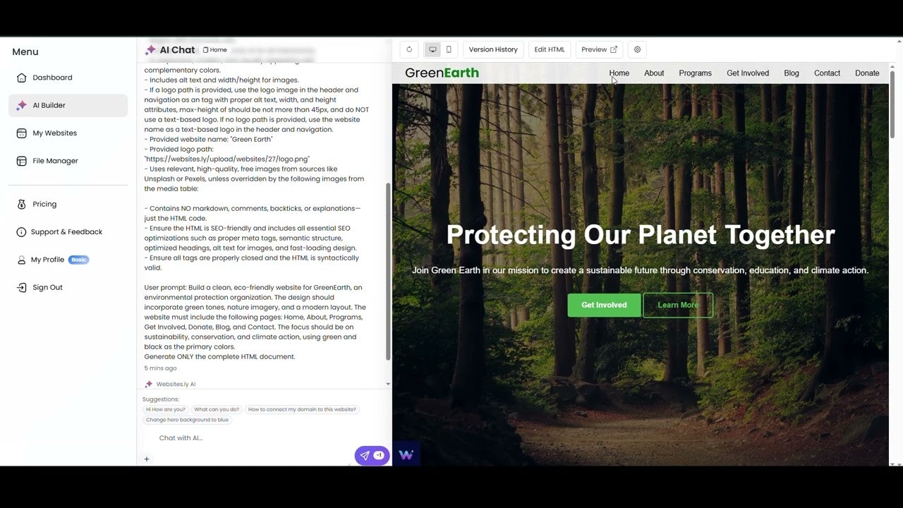 Websites.ly screenshot 6