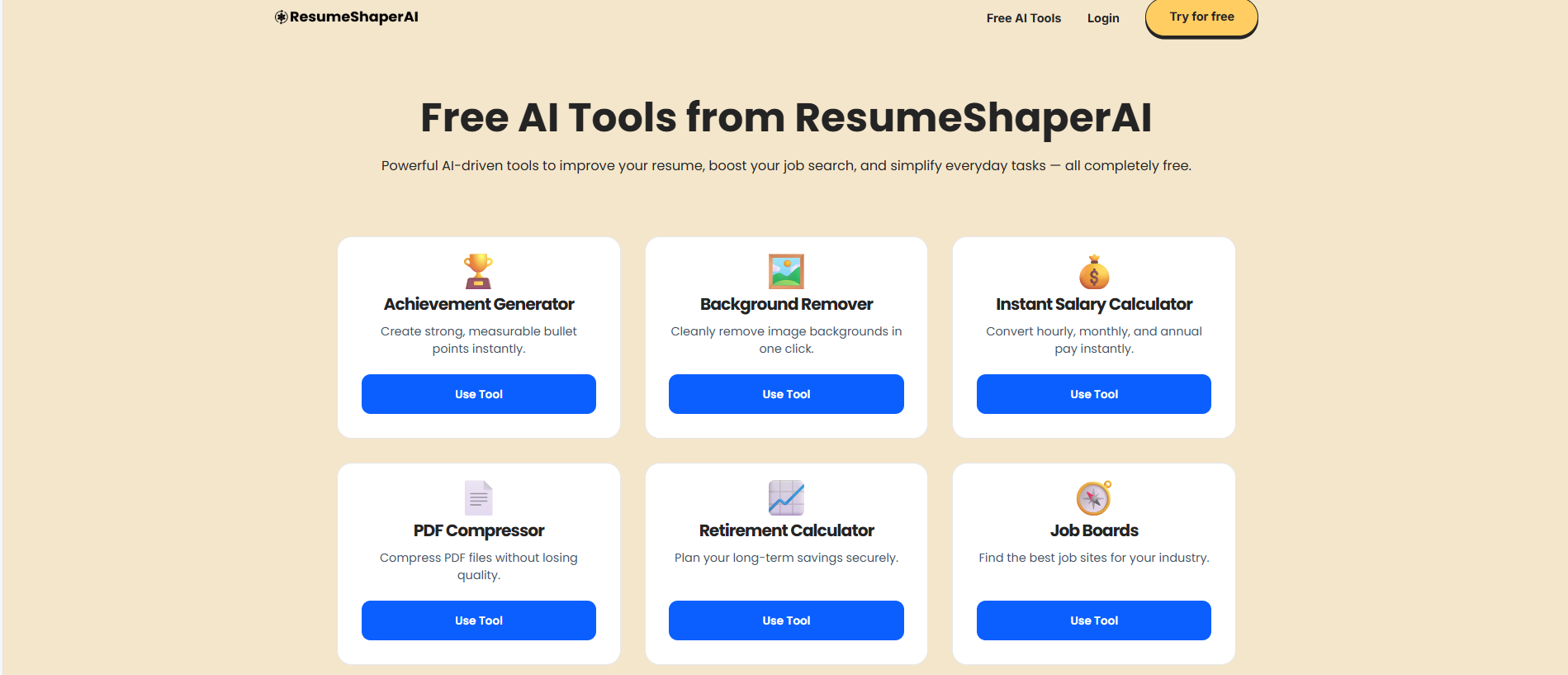 Free AI Tools For Jobseekers screenshot 1
