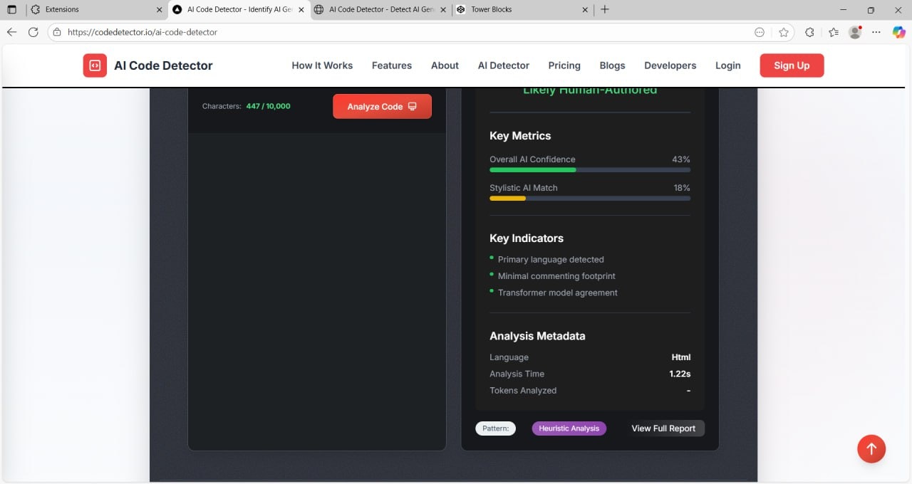 Ai Code Detector  screenshot 2