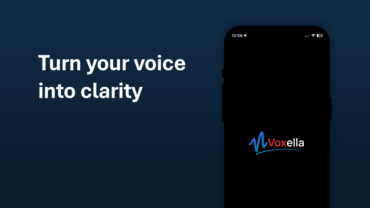 Voxella — Turn your voice into clarity screenshot 1