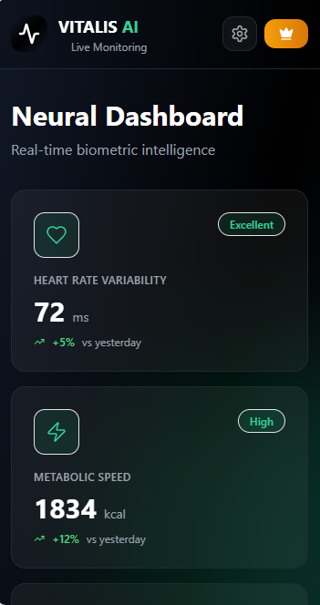 VITALIS AI screenshot 2