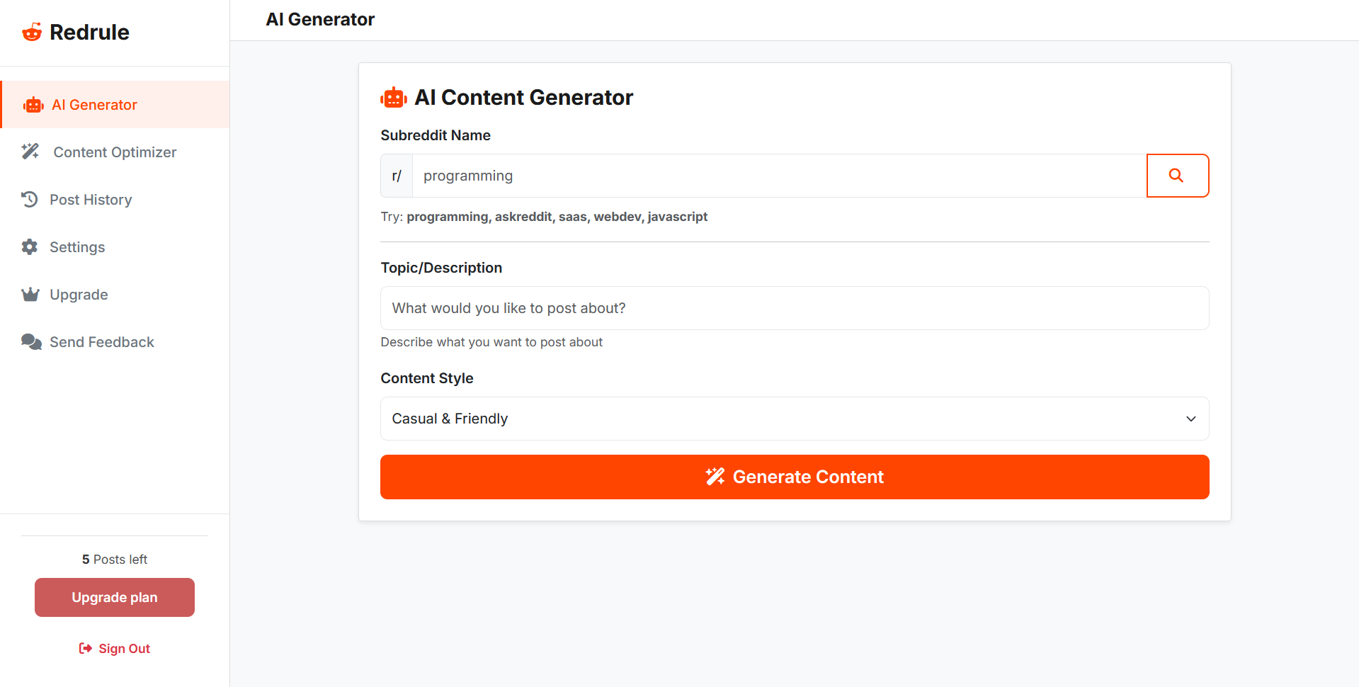 Redrule screenshot 3