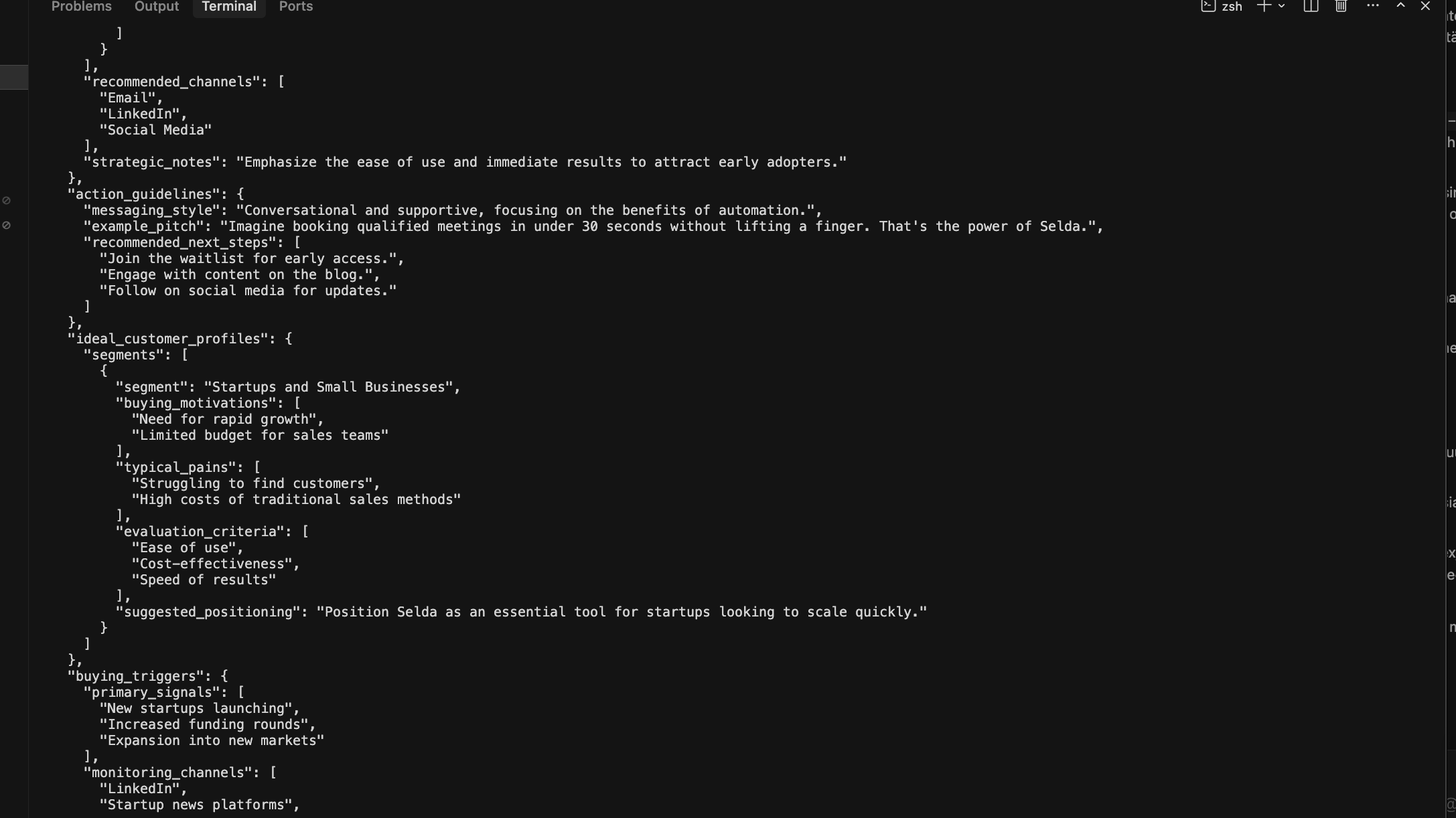 Selda API screenshot 4