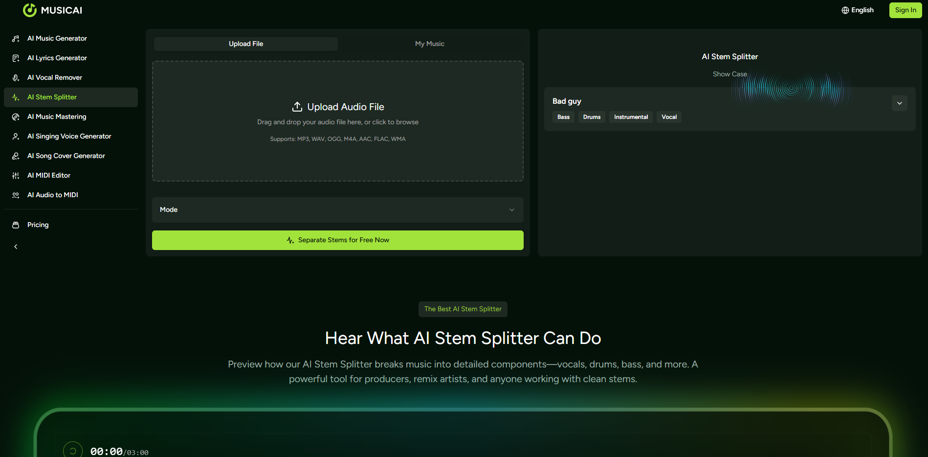 MusicAI: Revolutionizing Music Creation screenshot 3