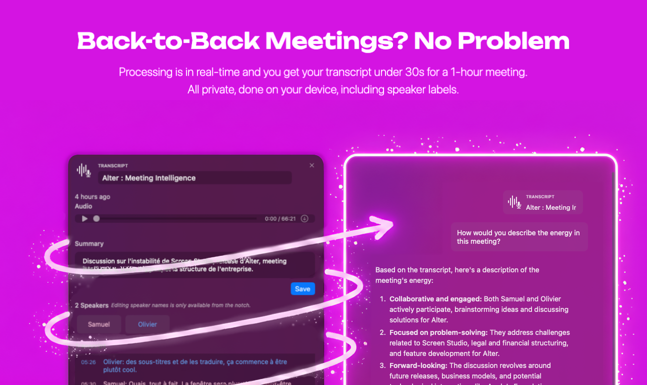 Alter for Meetings screenshot 4