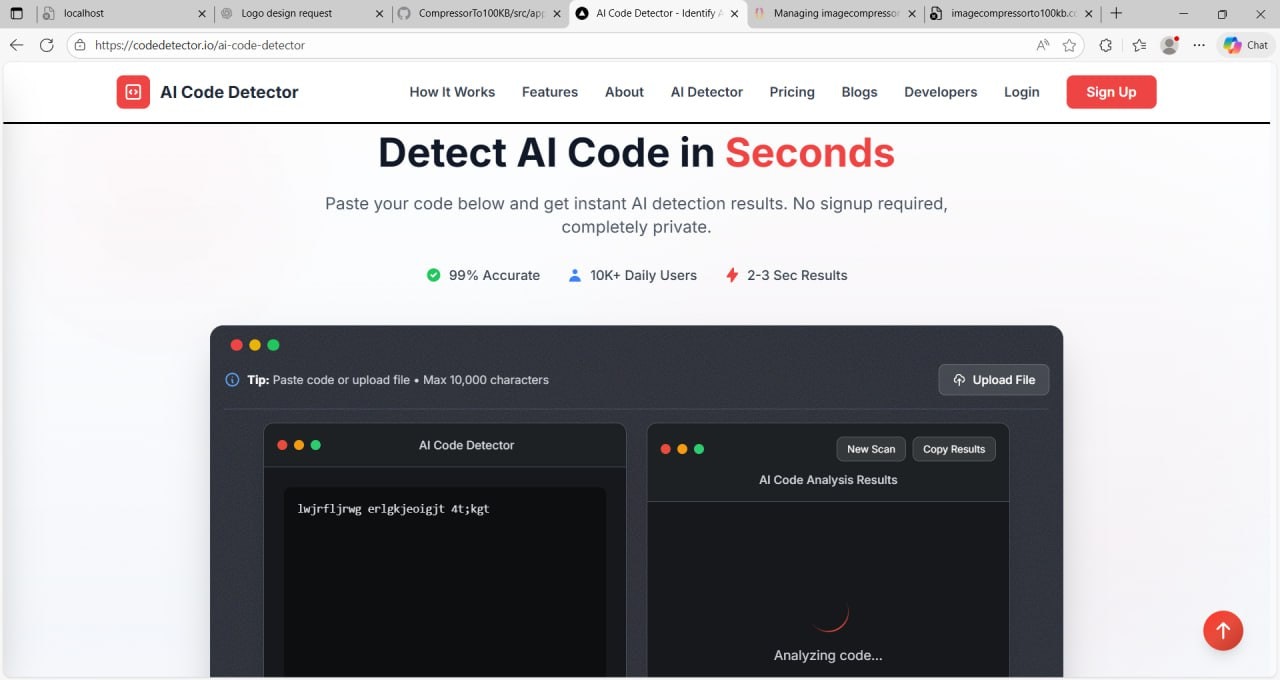 Ai Code Detector  screenshot 3