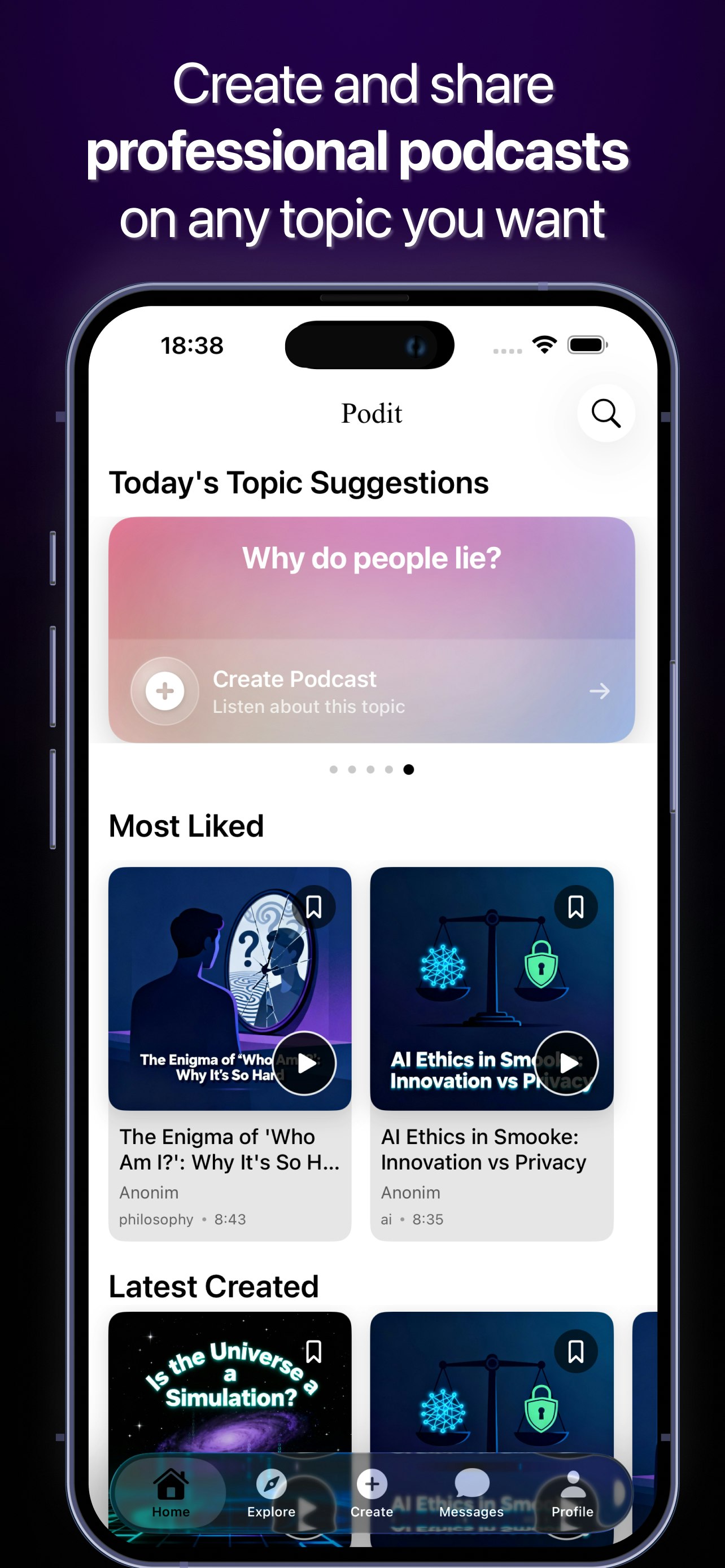 Podit Podcast screenshot 6