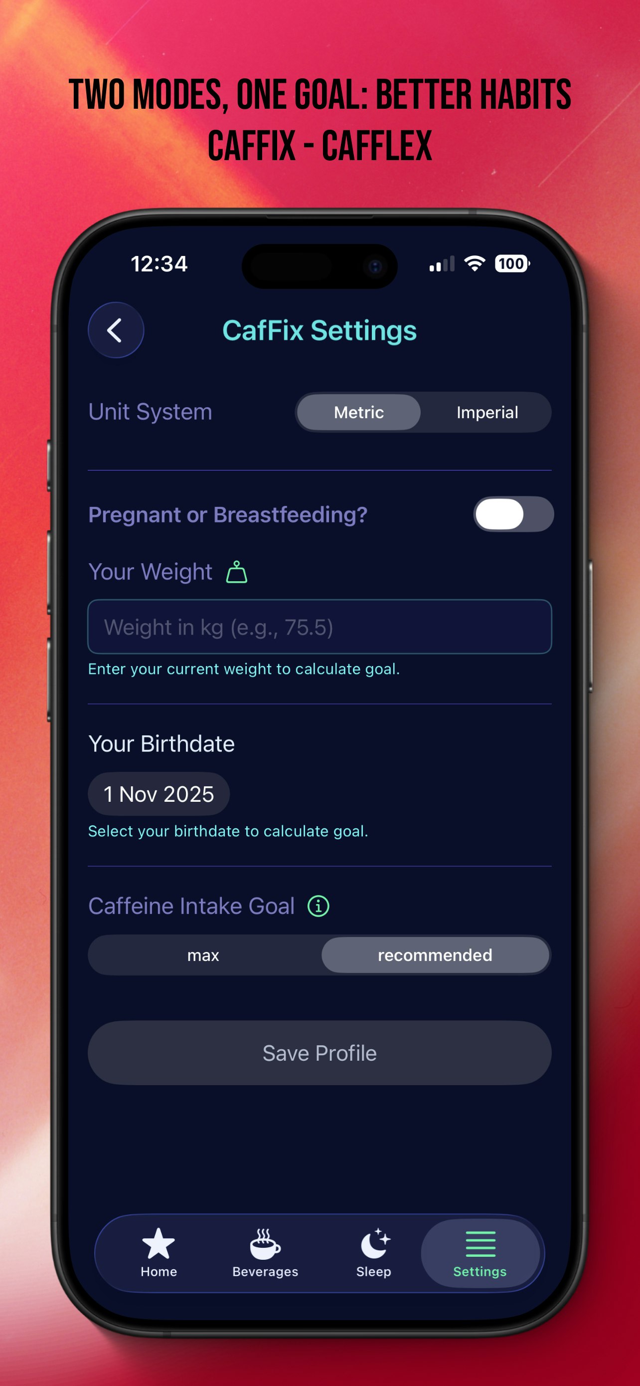Better Caffeine Habits screenshot 2