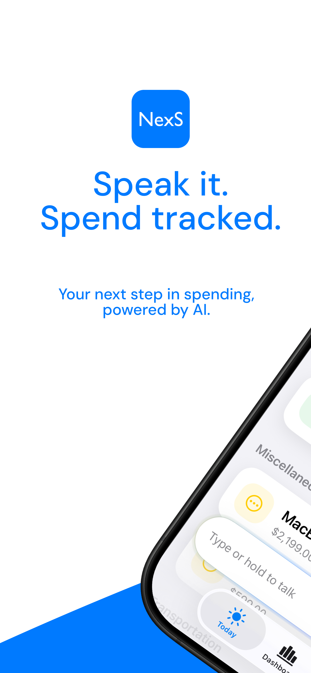 NexSpend screenshot 1