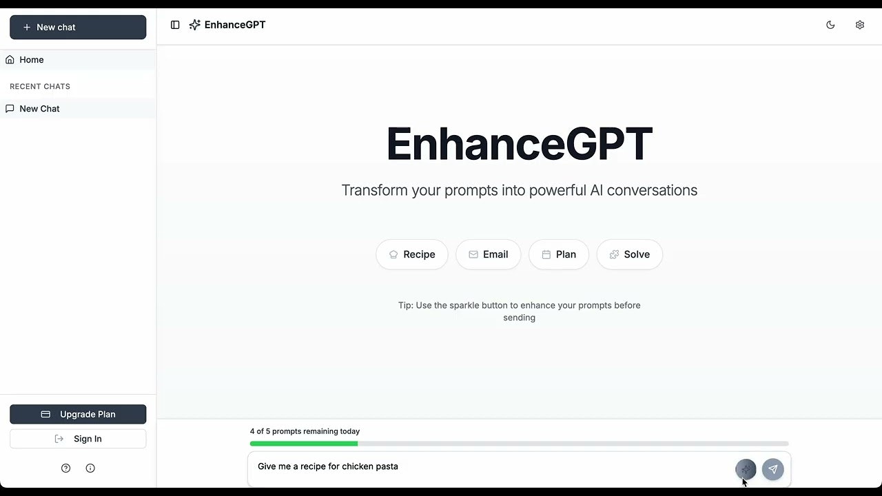 EnhanceGPT screenshot 1