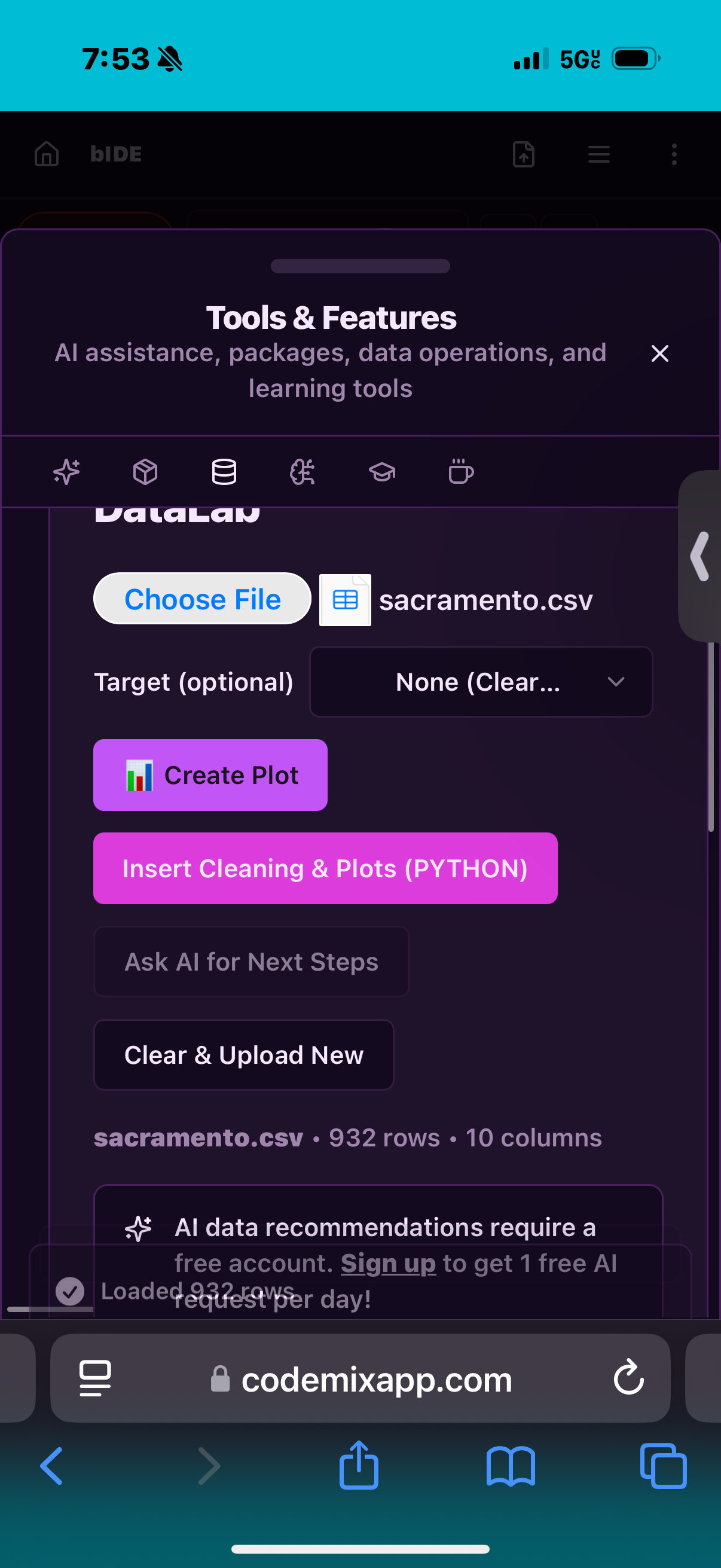 bIDE (Browser IDE for Python, R and etc) screenshot 6