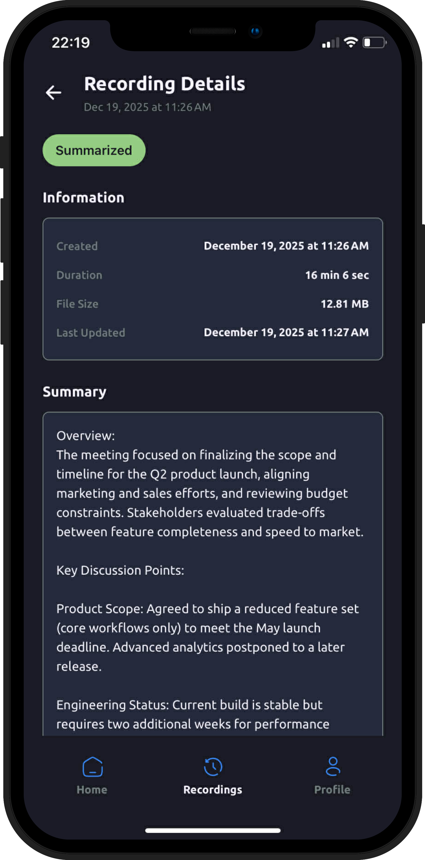 Getsumm screenshot 3