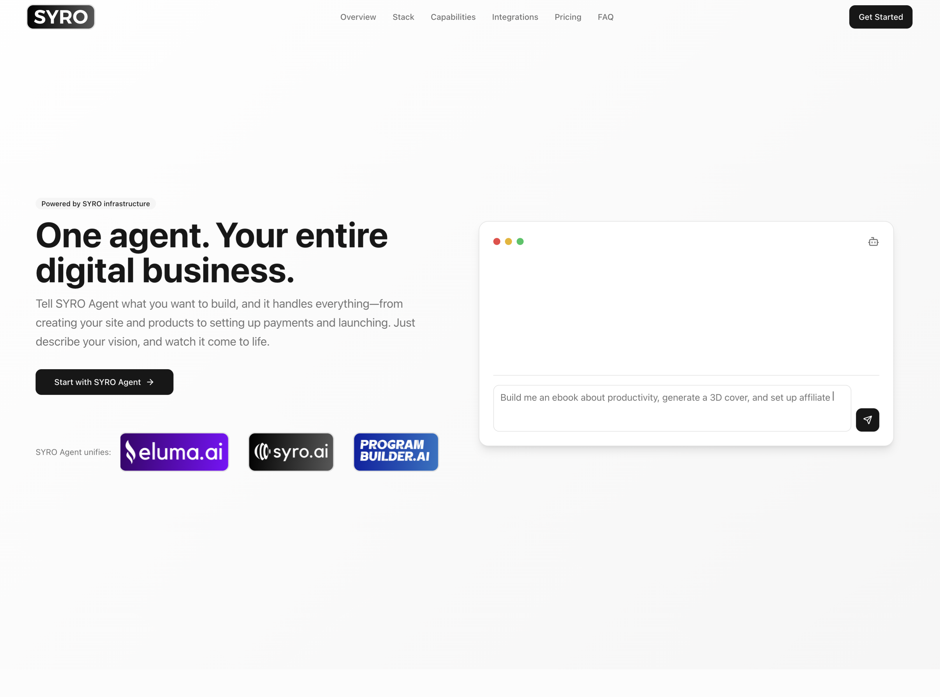 Syro Agent screenshot 1