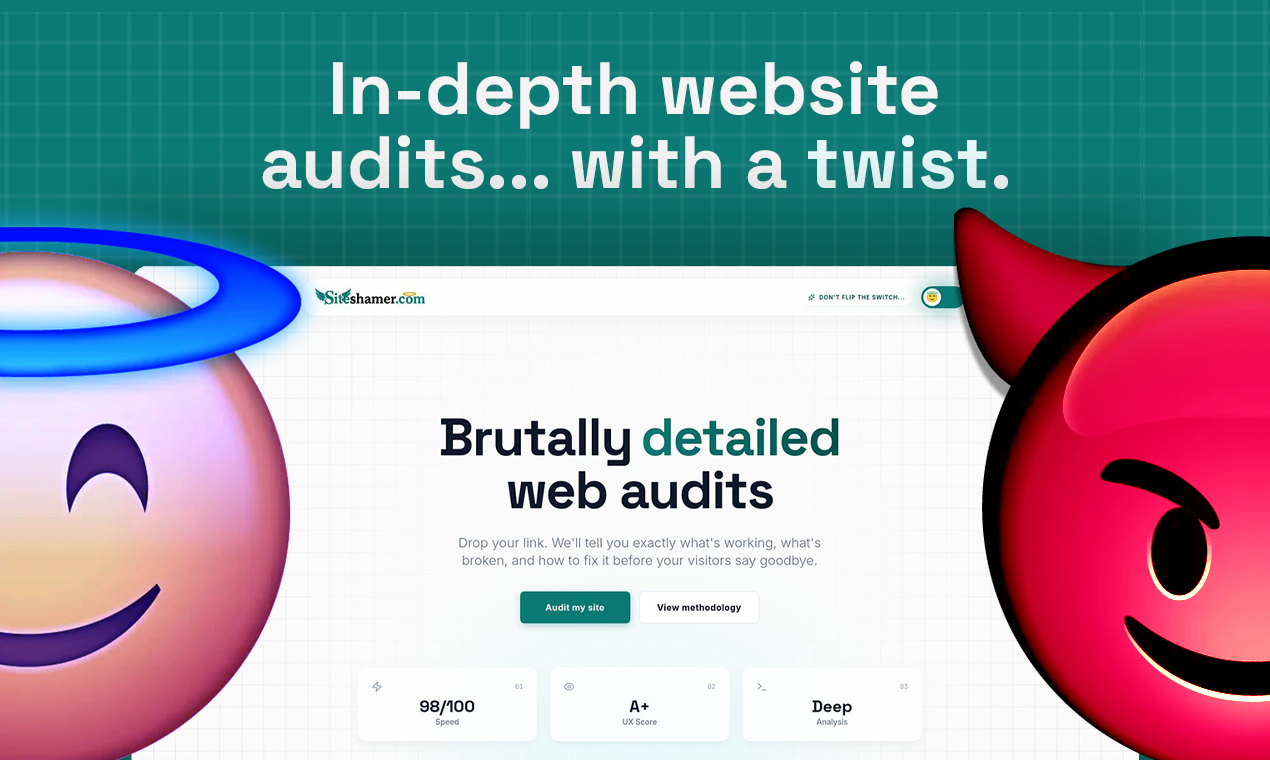 Siteshamer screenshot 1