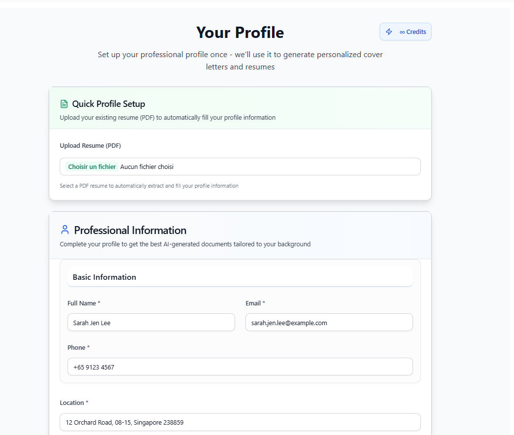 LazyLetter screenshot 1