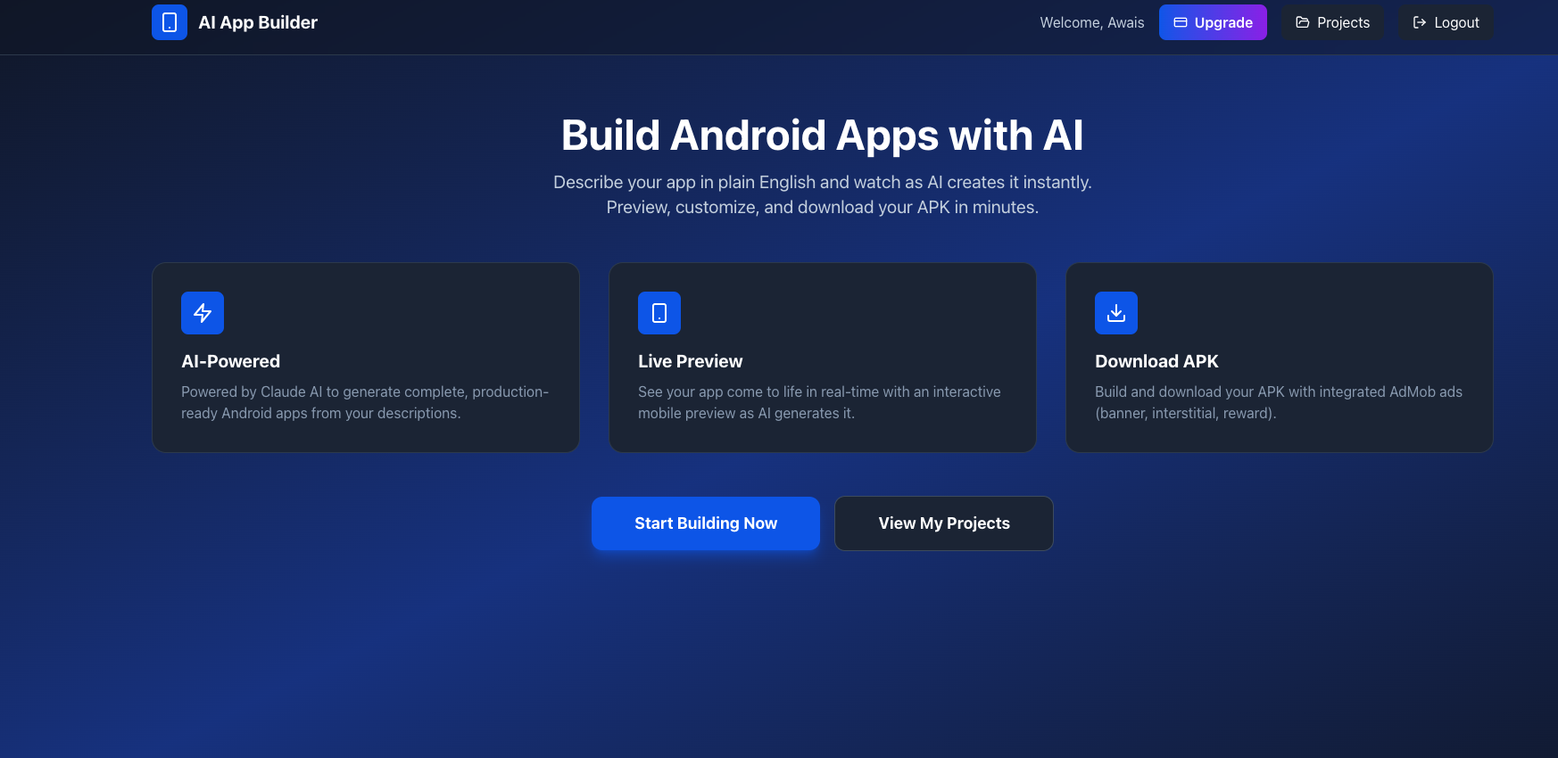 App Builder screenshot 2