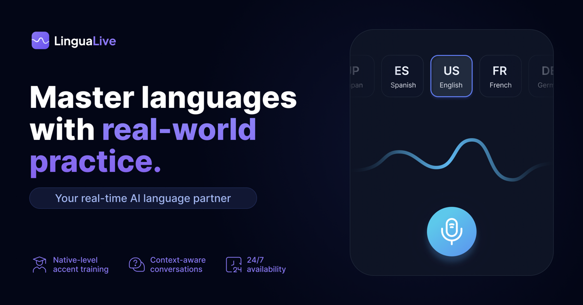 LinguaLive screenshot 1