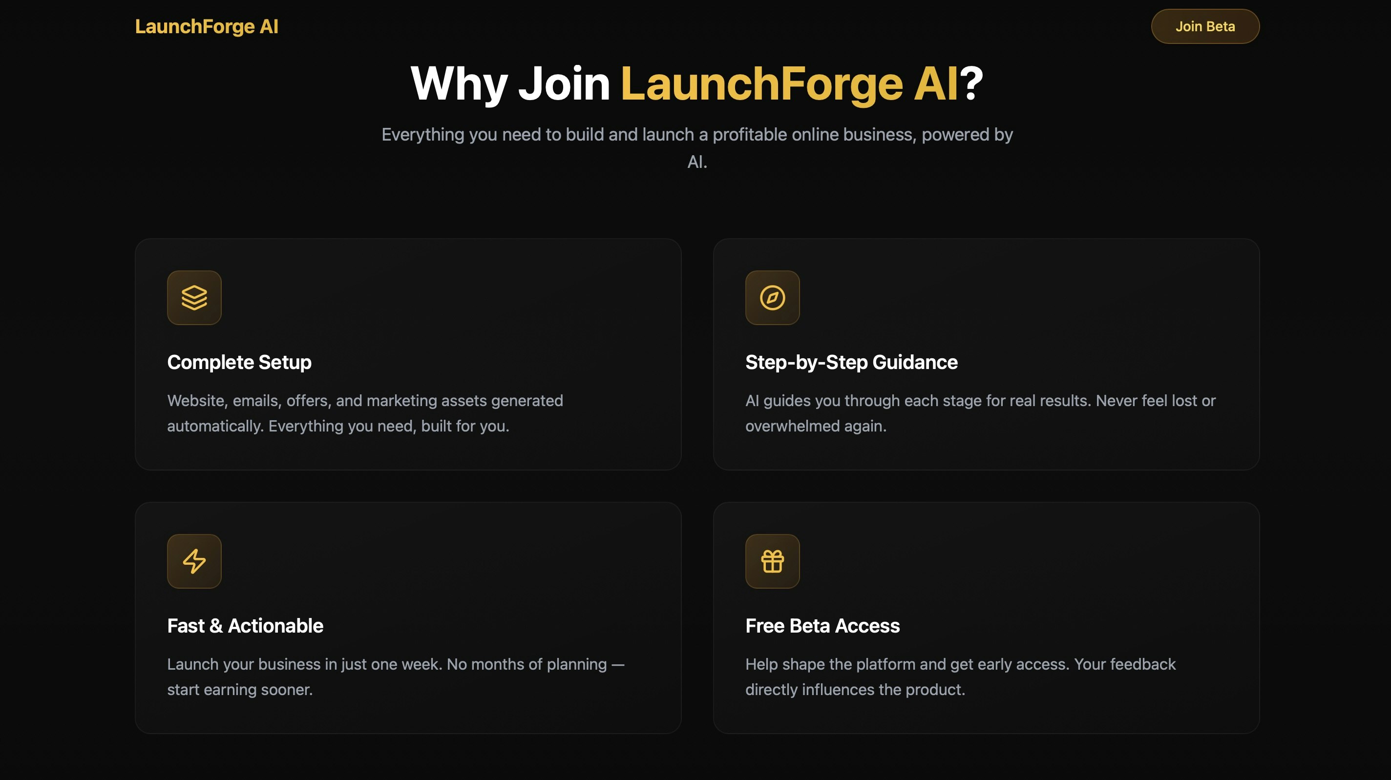 LaunchForge AI screenshot 2