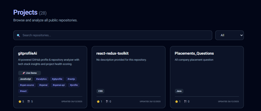 GitProfileAi screenshot 4