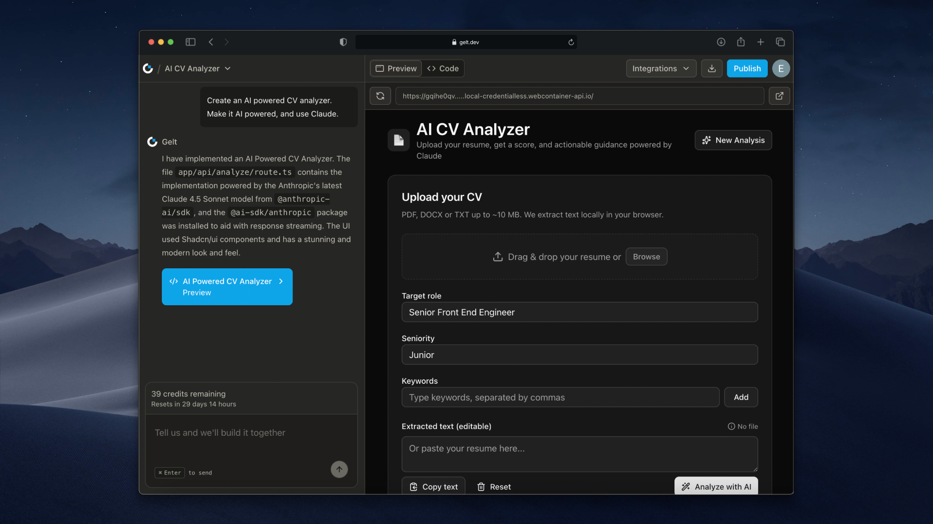 Gelt.dev screenshot 5