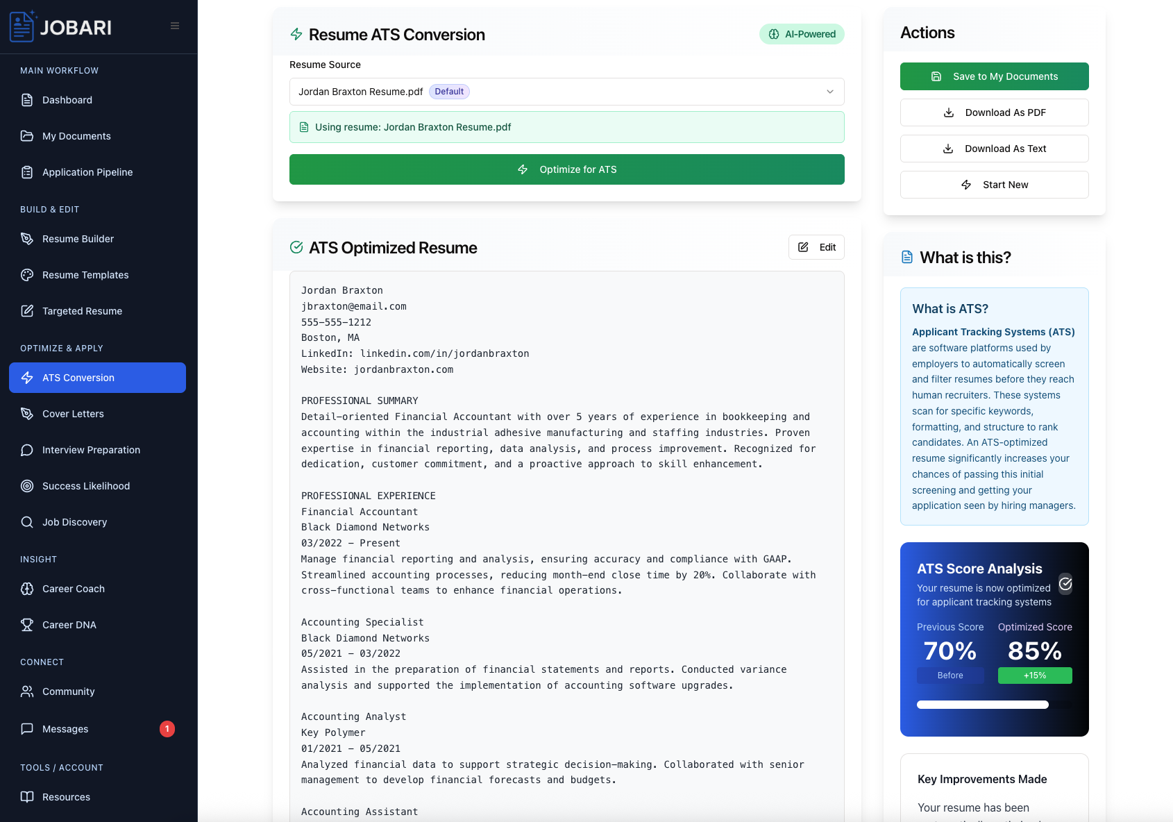 Jobari - Tools for a Smarter Job Search screenshot 11