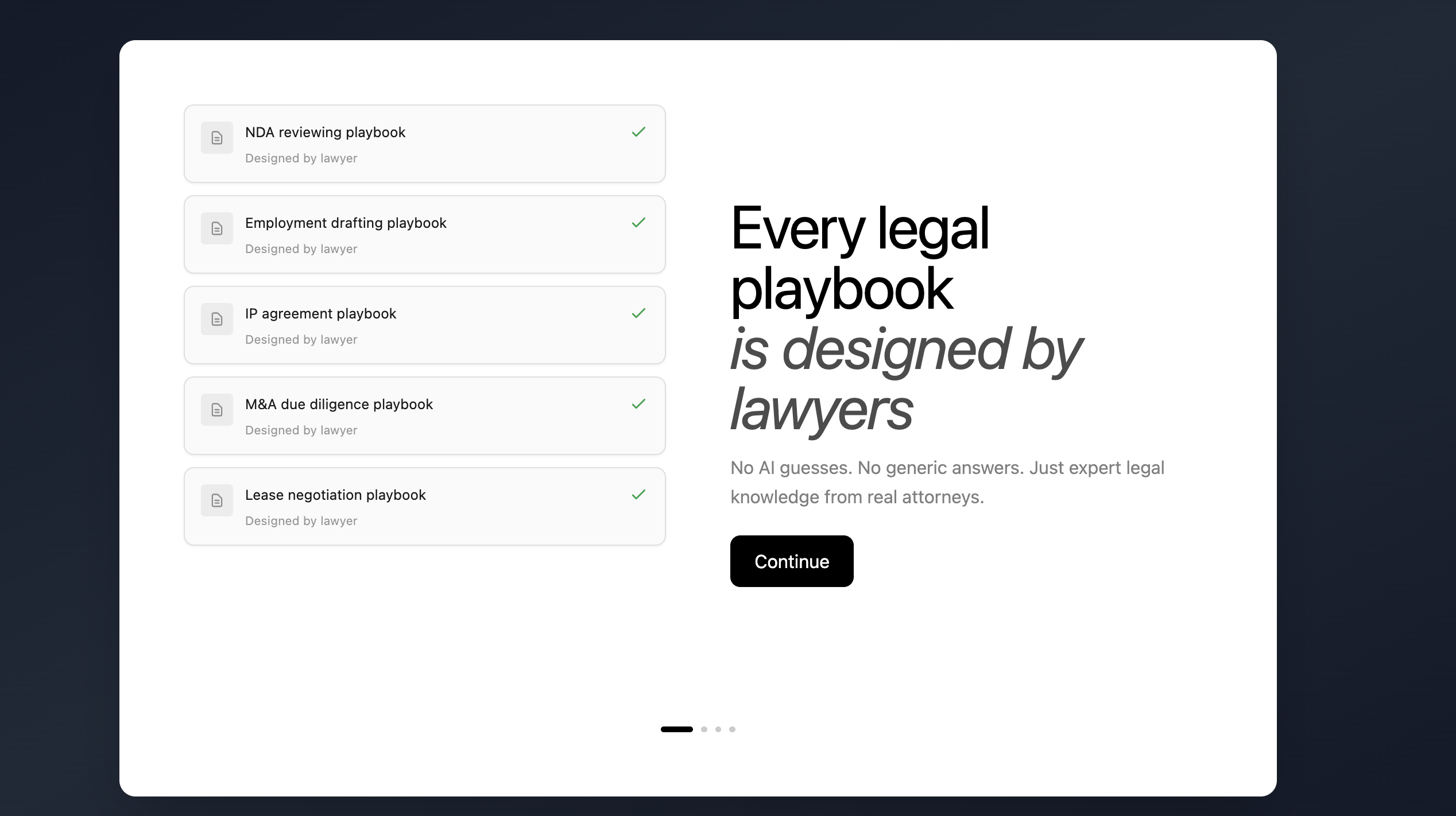 Lumos - Legal AI for startups screenshot 1