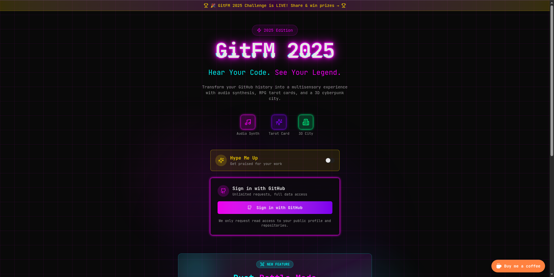 GitFM screenshot 1