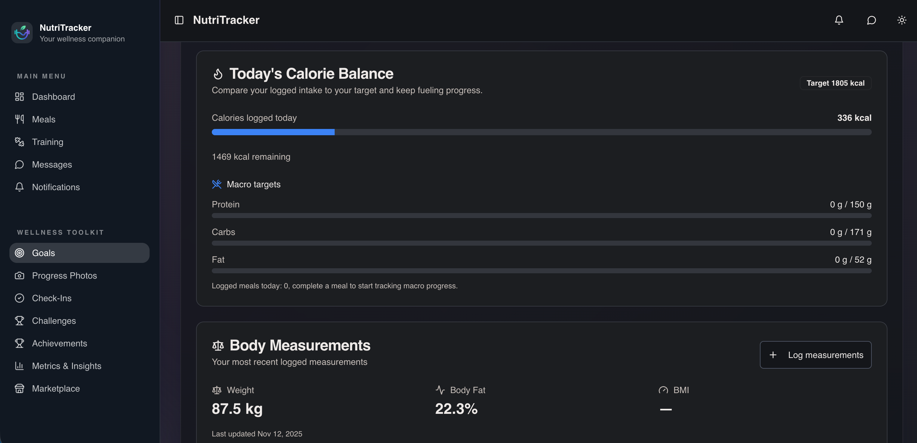 NutriTracker screenshot 5