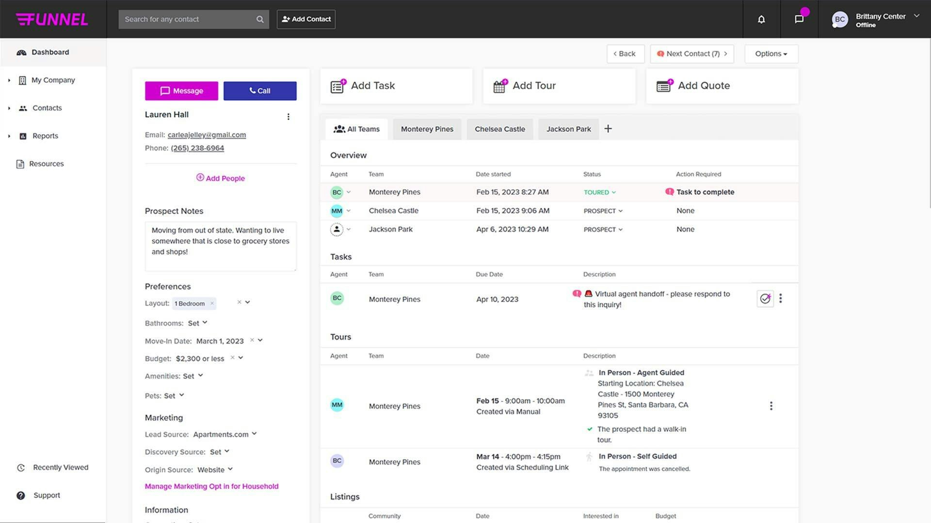 Funnel Leasing screenshot 5