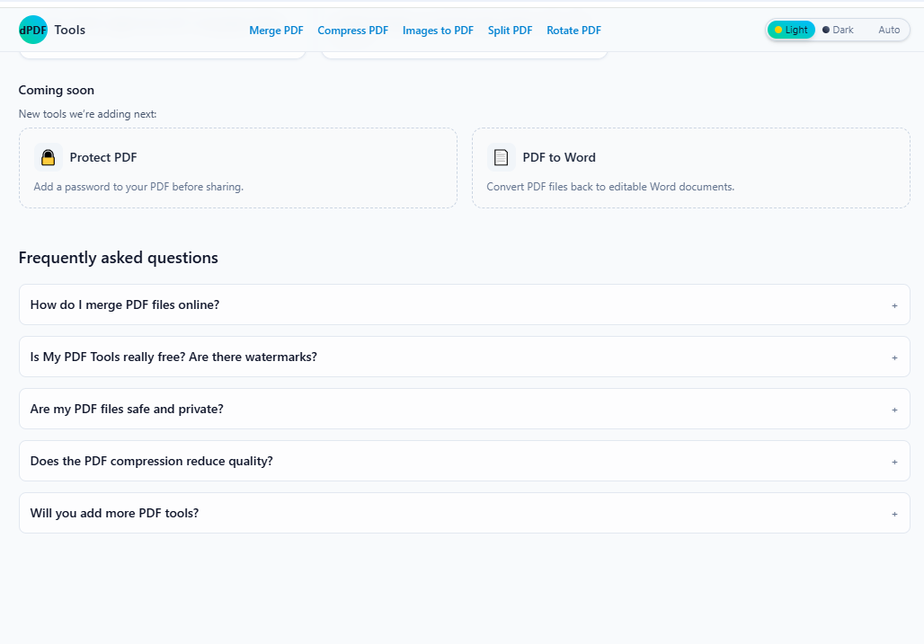 MyPDFTools screenshot 1