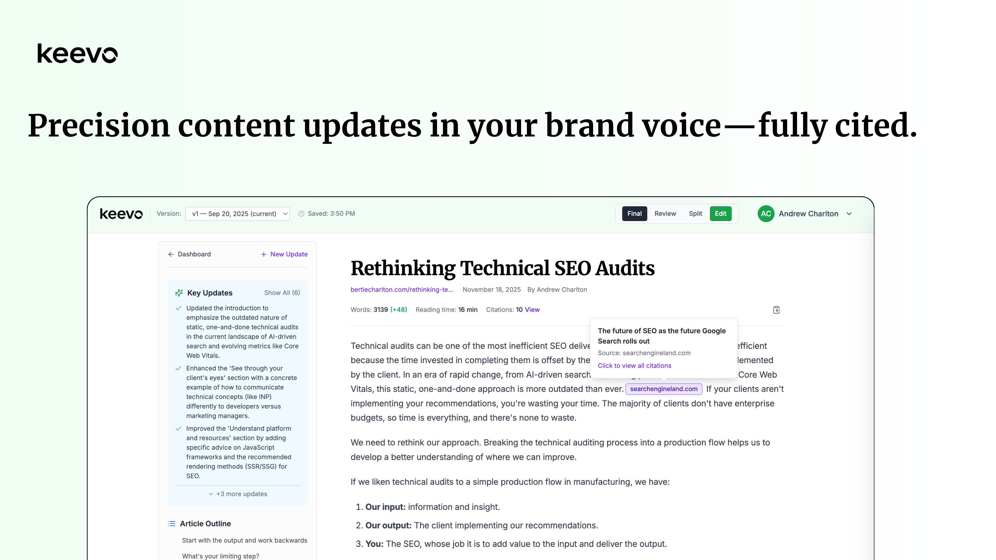 Keevo AI screenshot 4