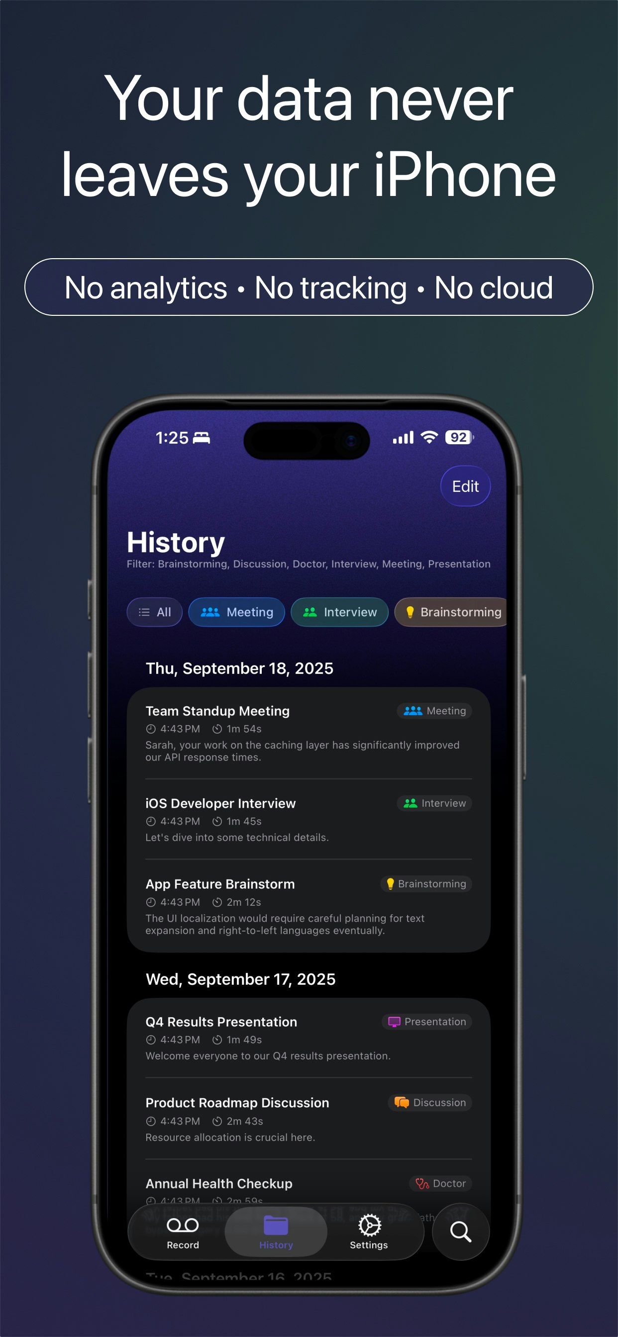 PrivaNota screenshot 4