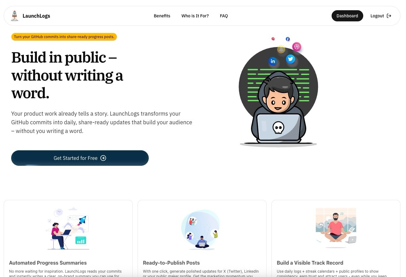 LaunchLogs screenshot 1