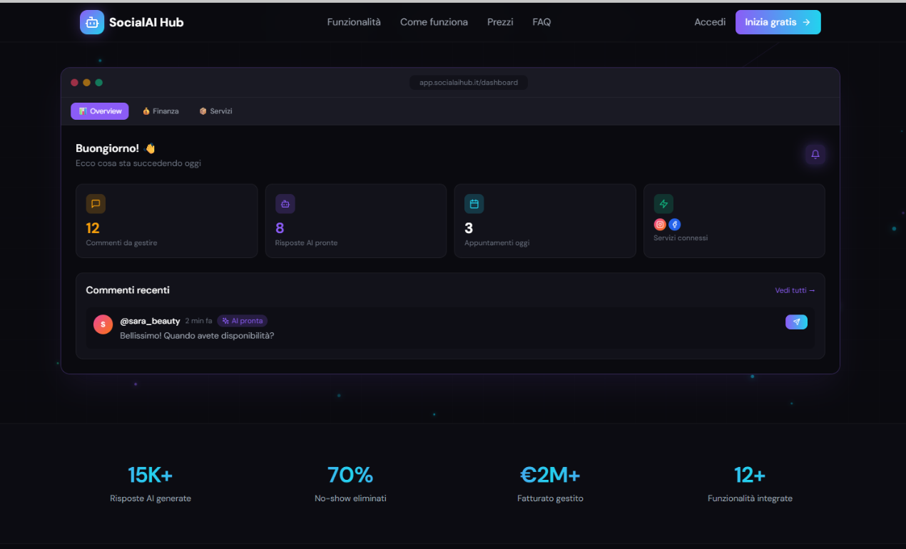 SocialAI Hub screenshot 1
