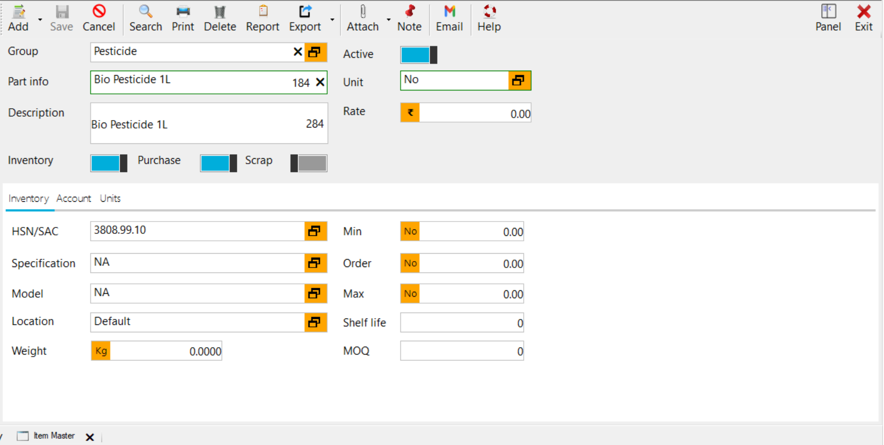 Spark ERP screenshot 3