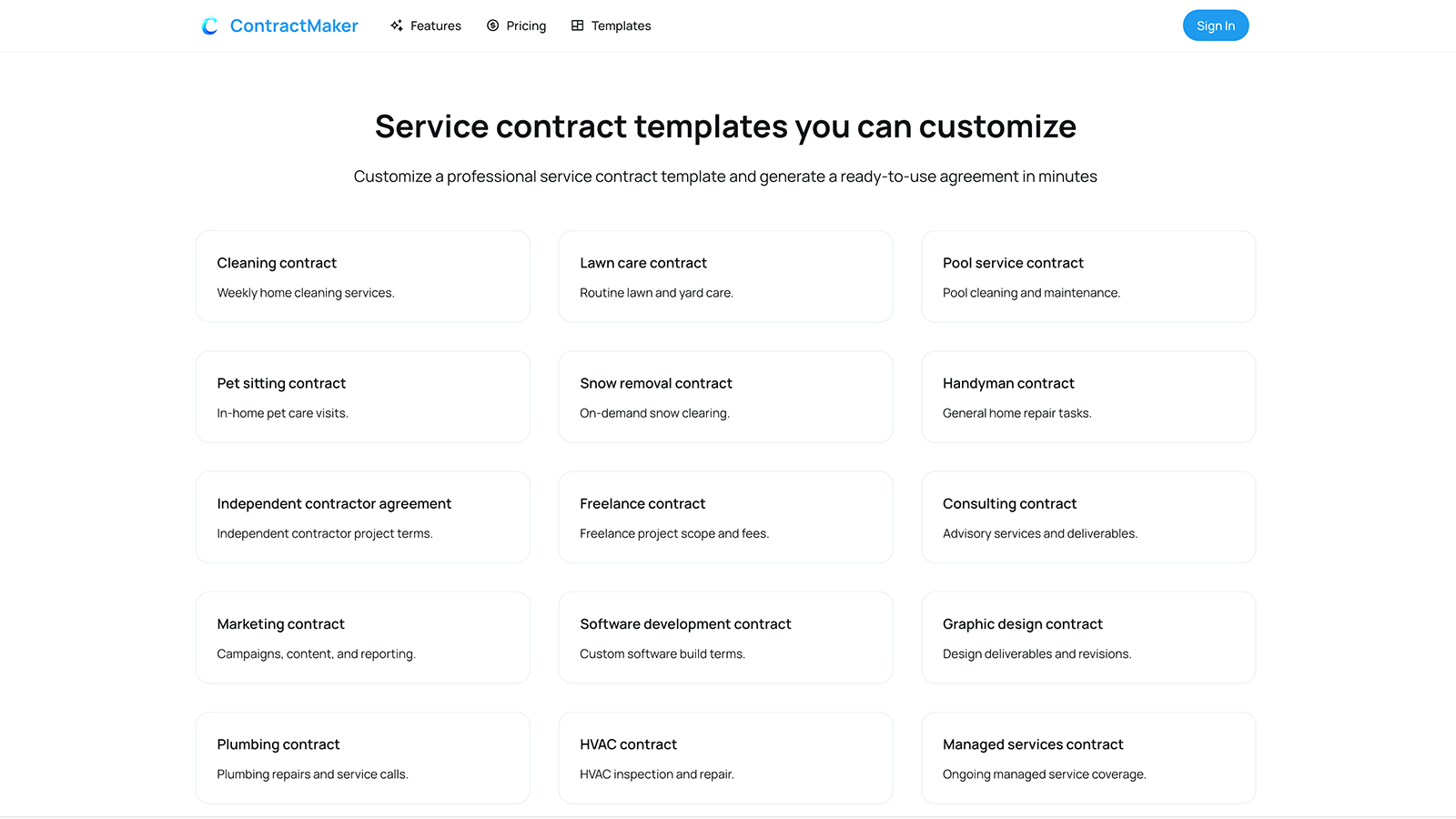 ContractMaker screenshot 4