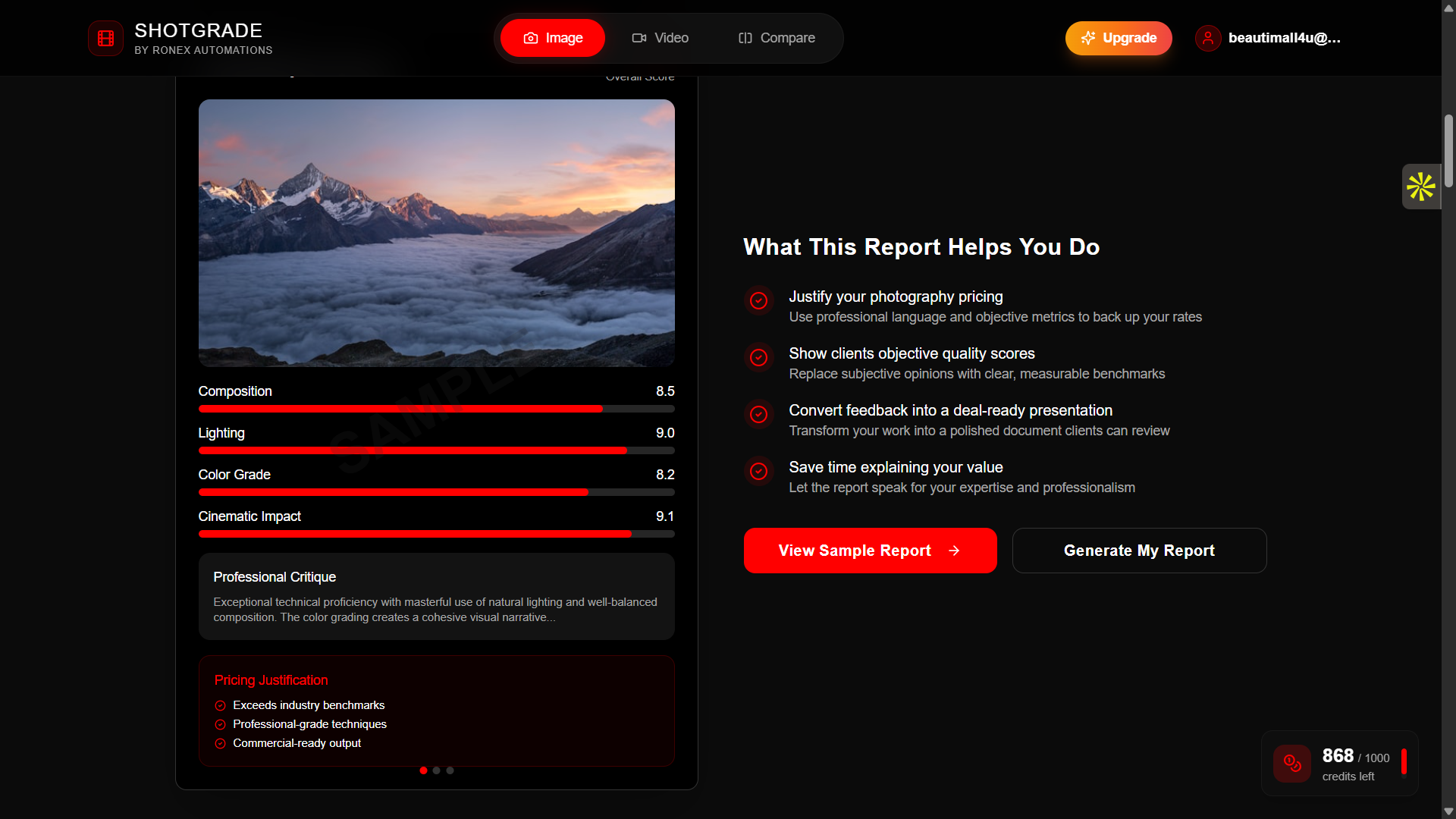 ShotGrade screenshot 3