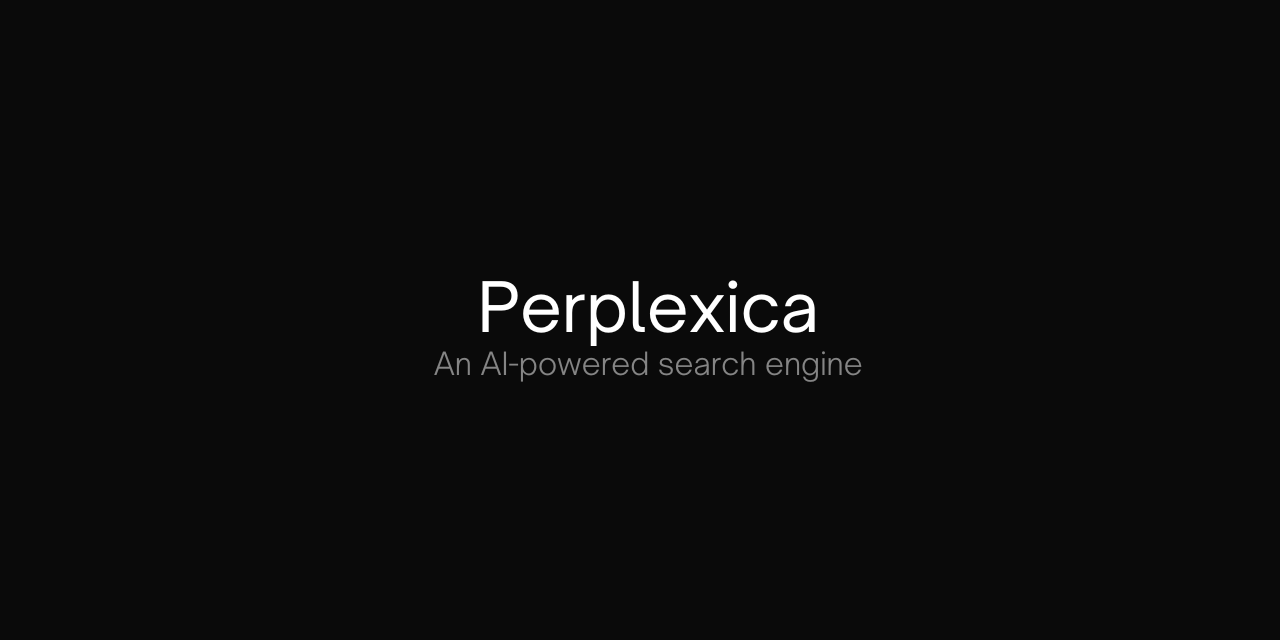 Perplexica screenshot 1
