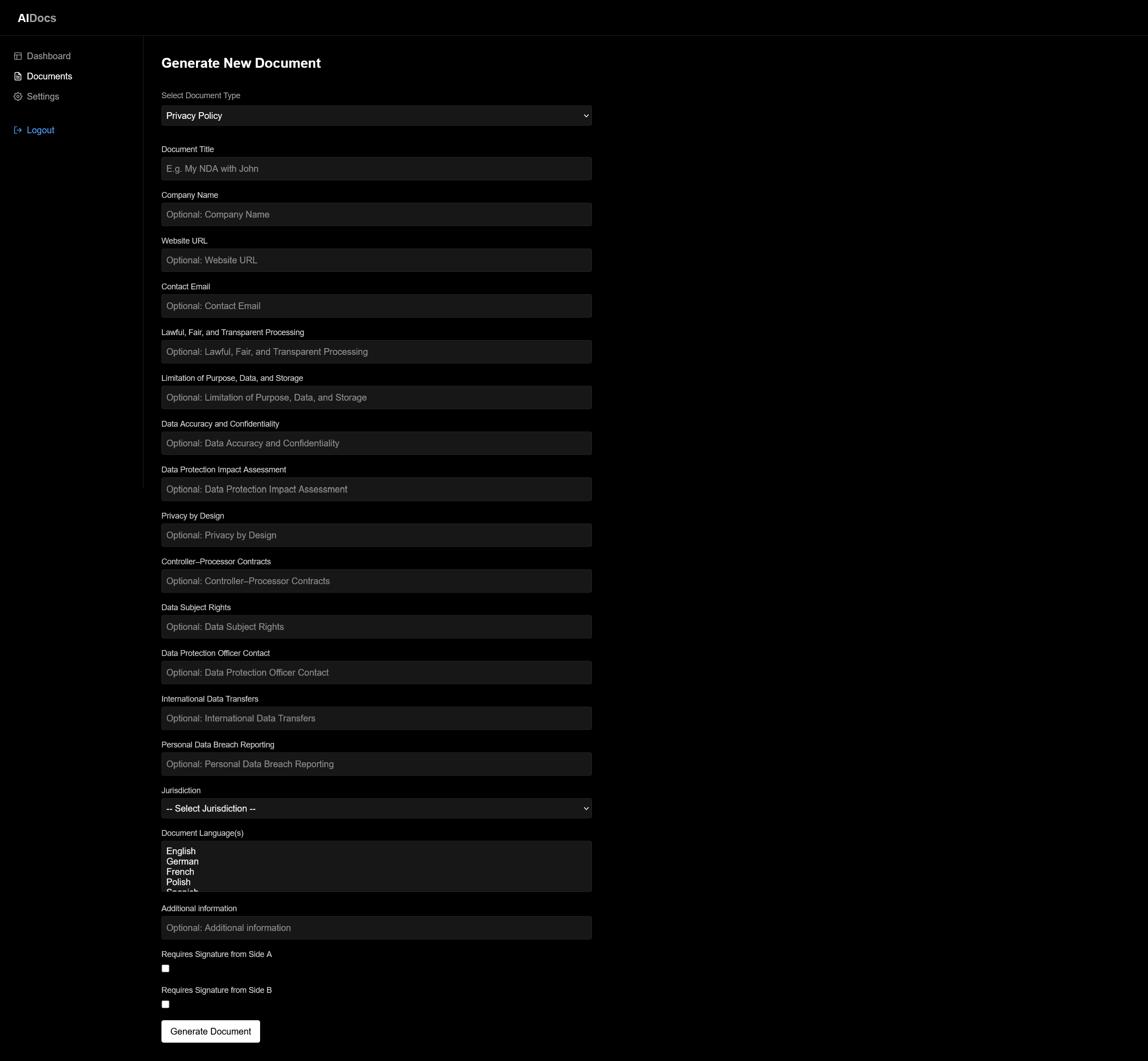 AIDocs - AI Document Generator screenshot 2