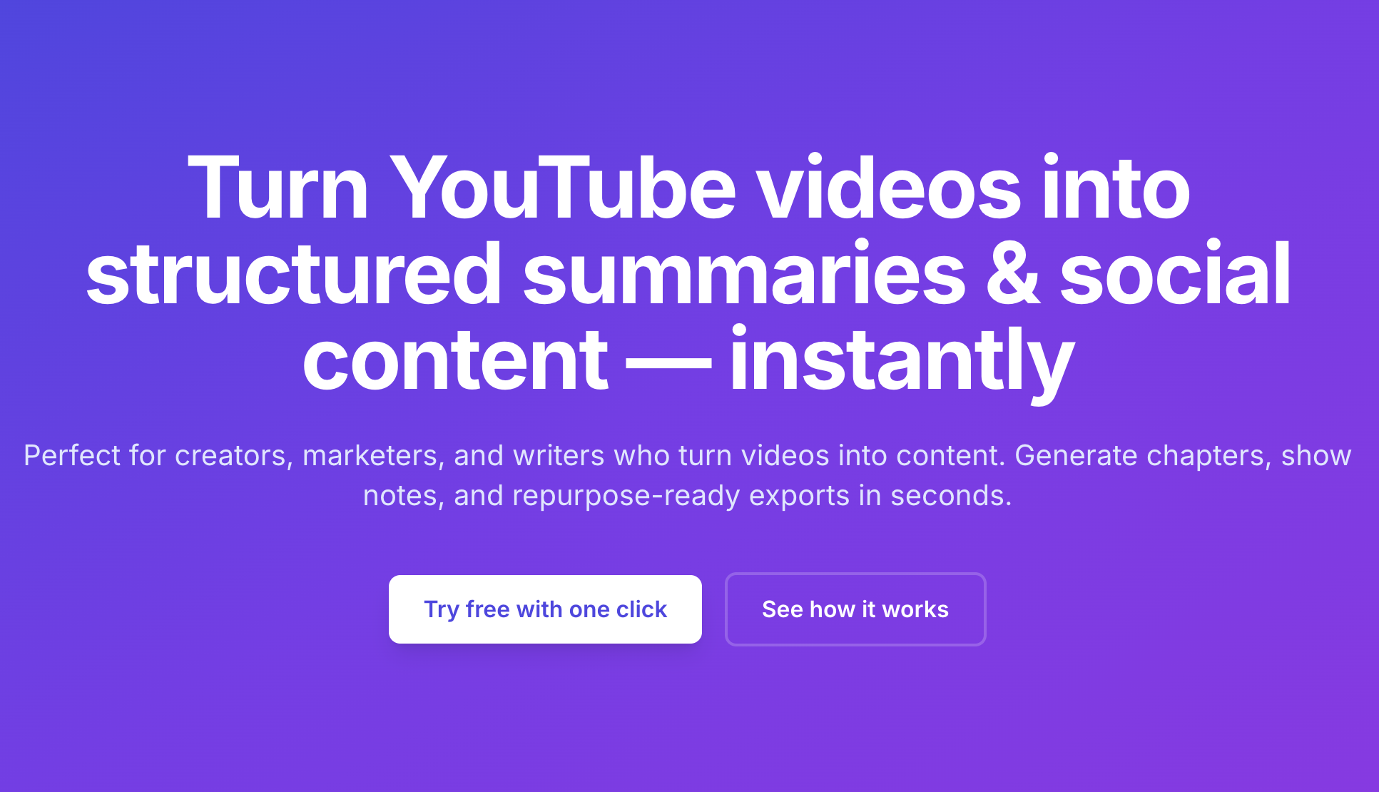 AI YouTube Summarizer screenshot 2