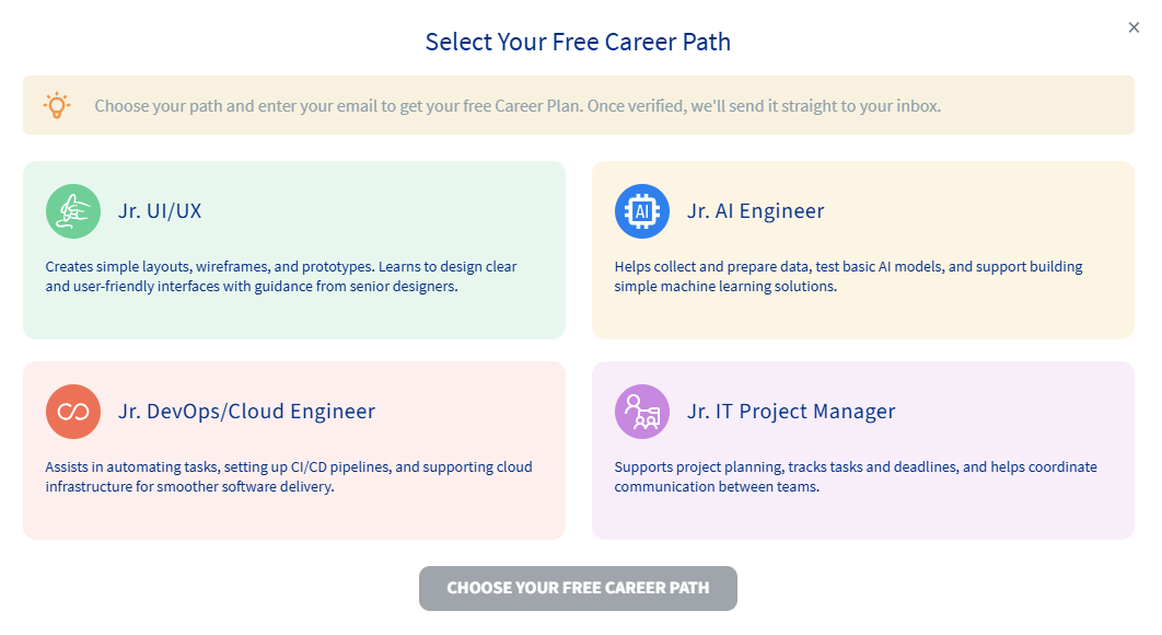Career Path Hacker: your learning path screenshot 4