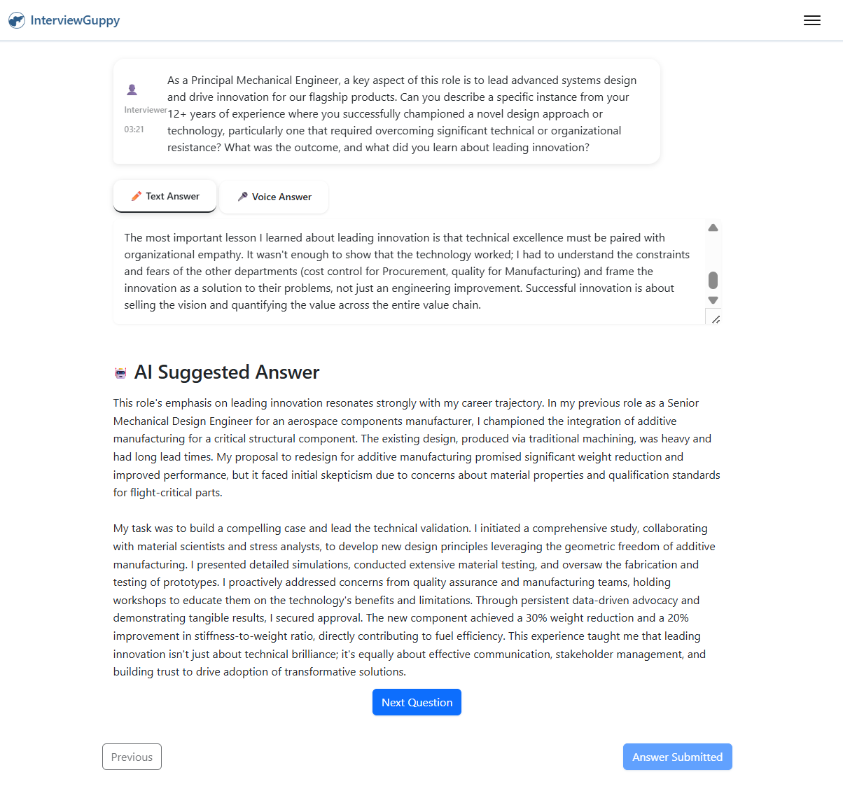 InterviewGuppy - Interview prep tool screenshot 6