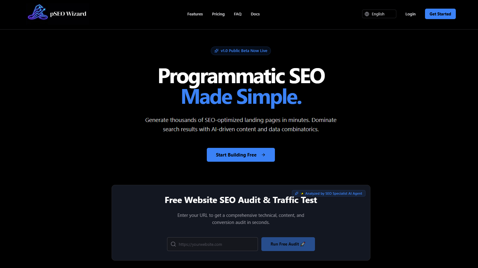 pSEO Wizard screenshot 1