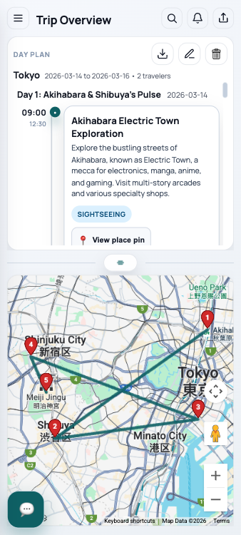 Plan Travel Itineraries faster screenshot 1