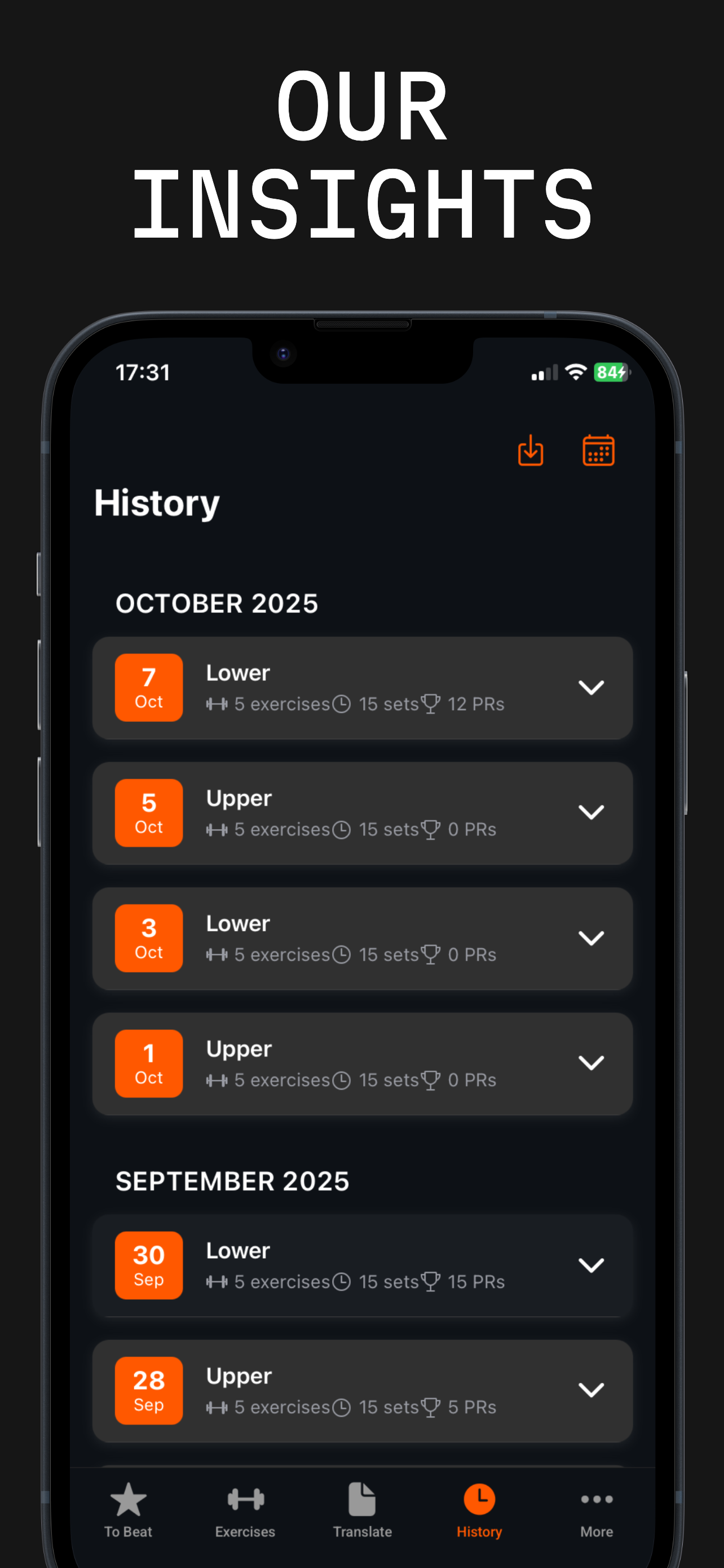 Gym Note Plus screenshot 5