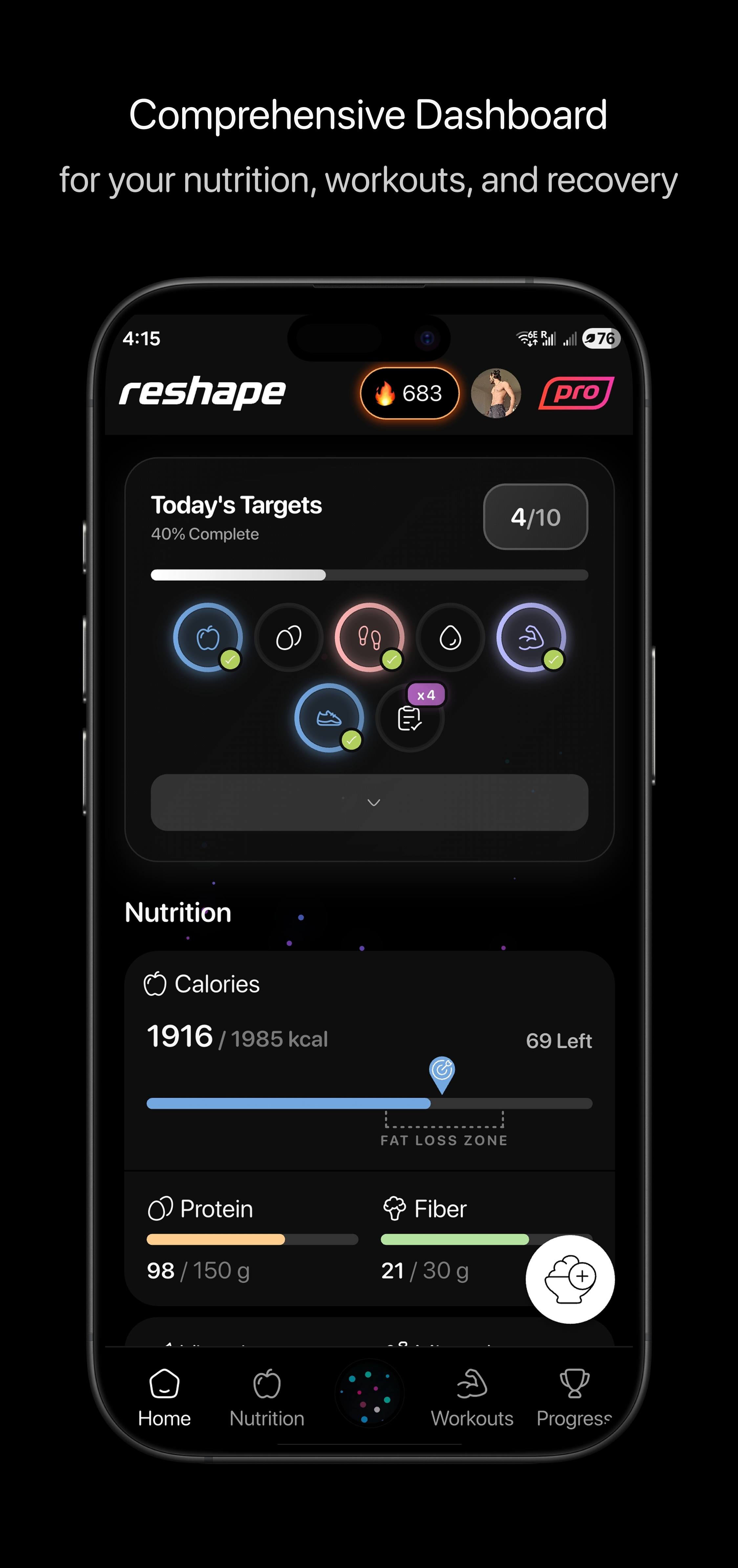 Reshape screenshot 2