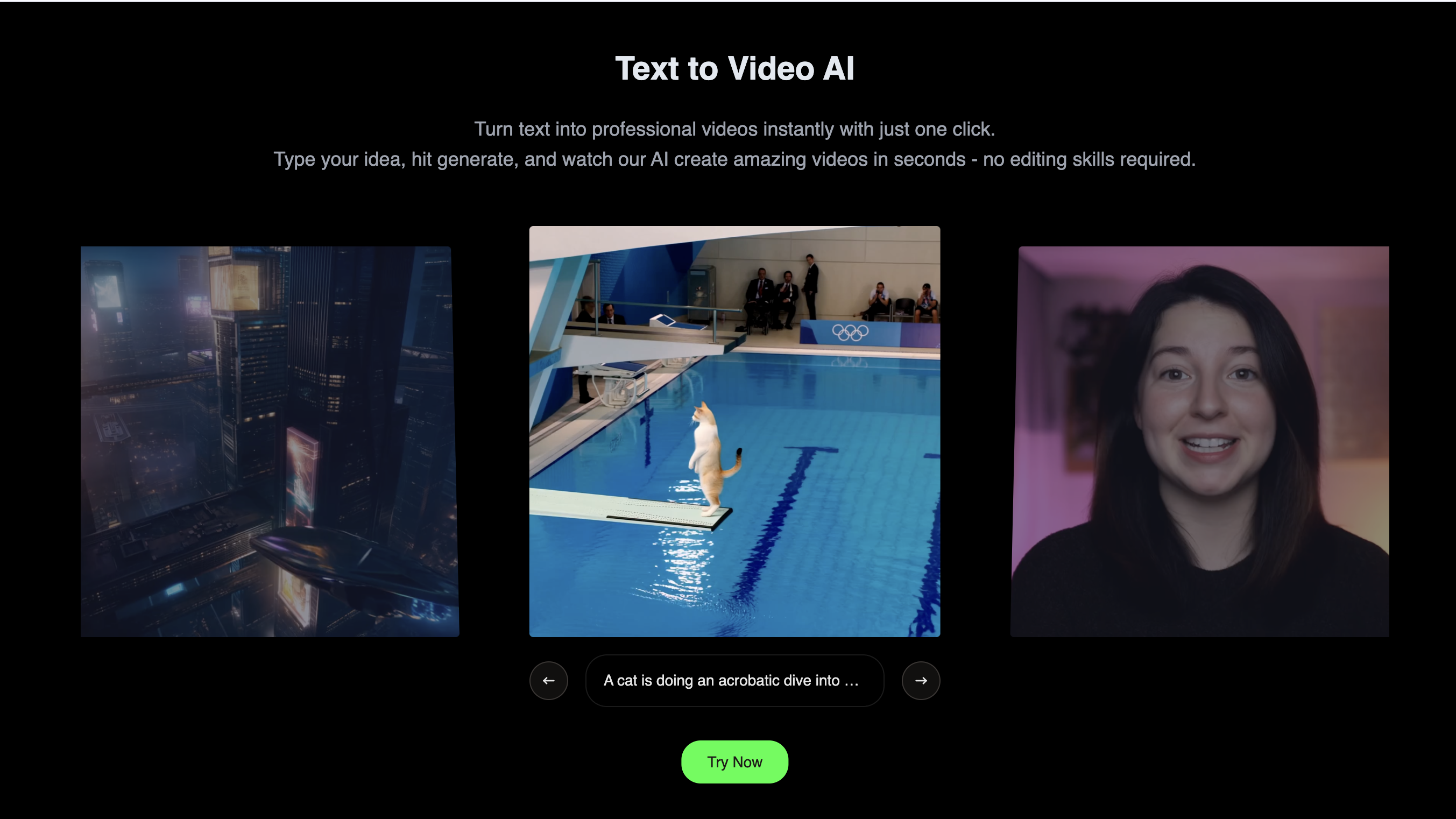 Ai video generator screenshot 2
